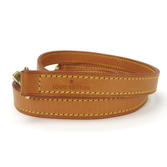 Louis Vuitton Shoulder Strap Tanned Leather Approx. 99cm Beige Women's Access... - Picture 9 of 9